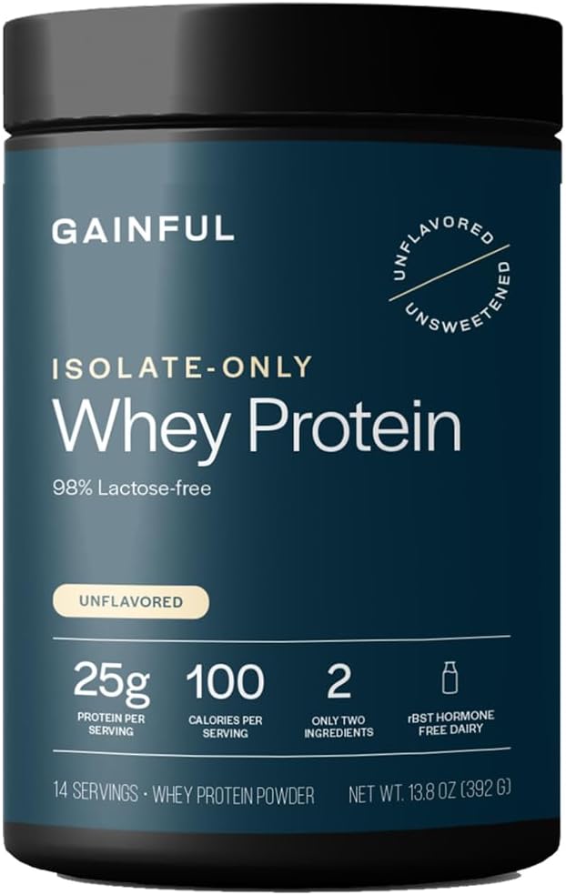 Gainful Whey Protein Isolate Powder for Lean Muscle Support