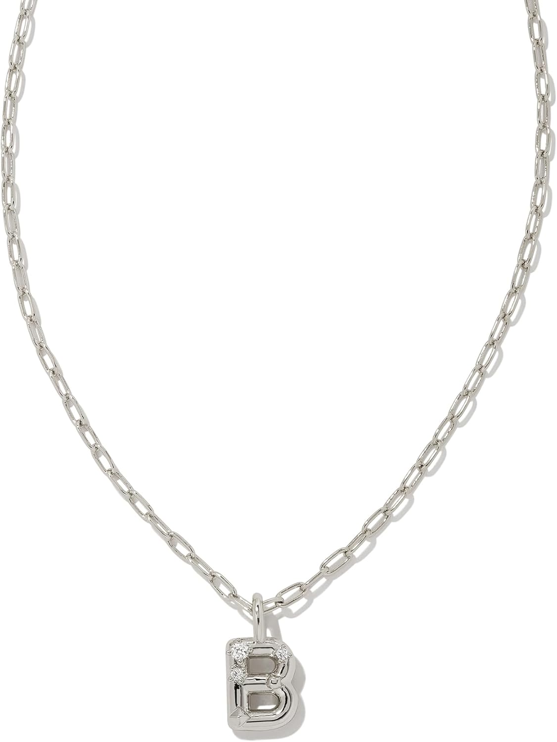 Kendra Scott Crystal Letter Short Pendant Necklace for Women