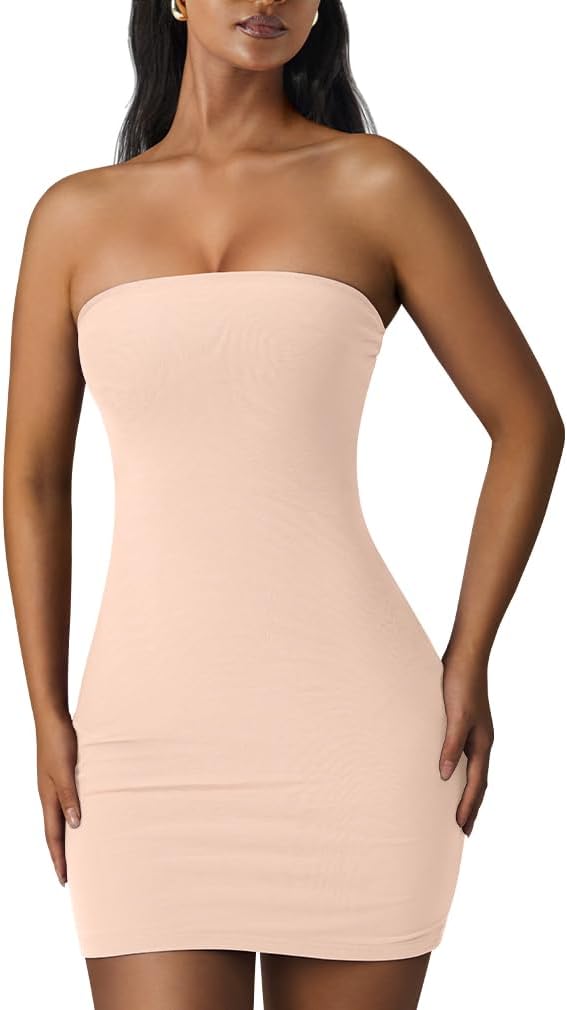 XXTAXN Women's Sexy Tube Sleeveless Bodycon Mini Dress Review