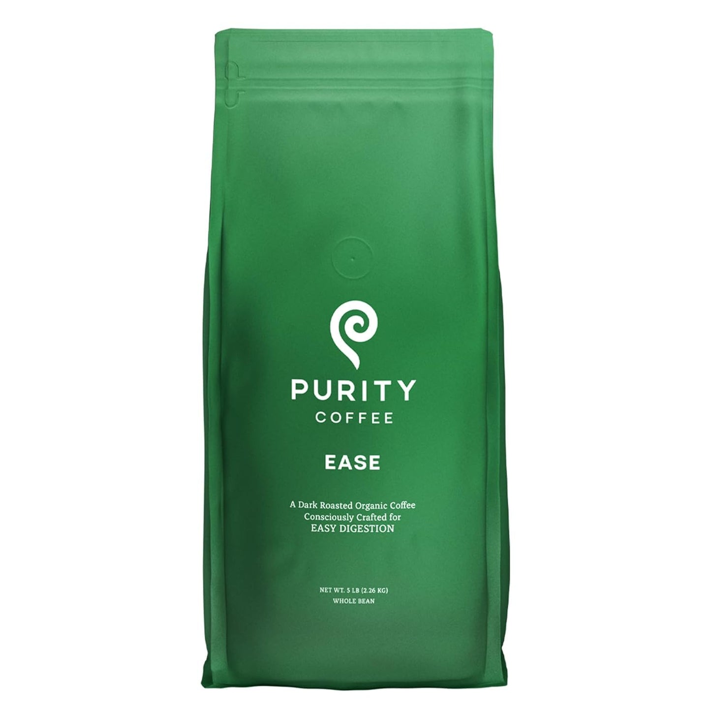 Purity Coffee EASE Dark Roast Low Acid Organic Coffee for Health