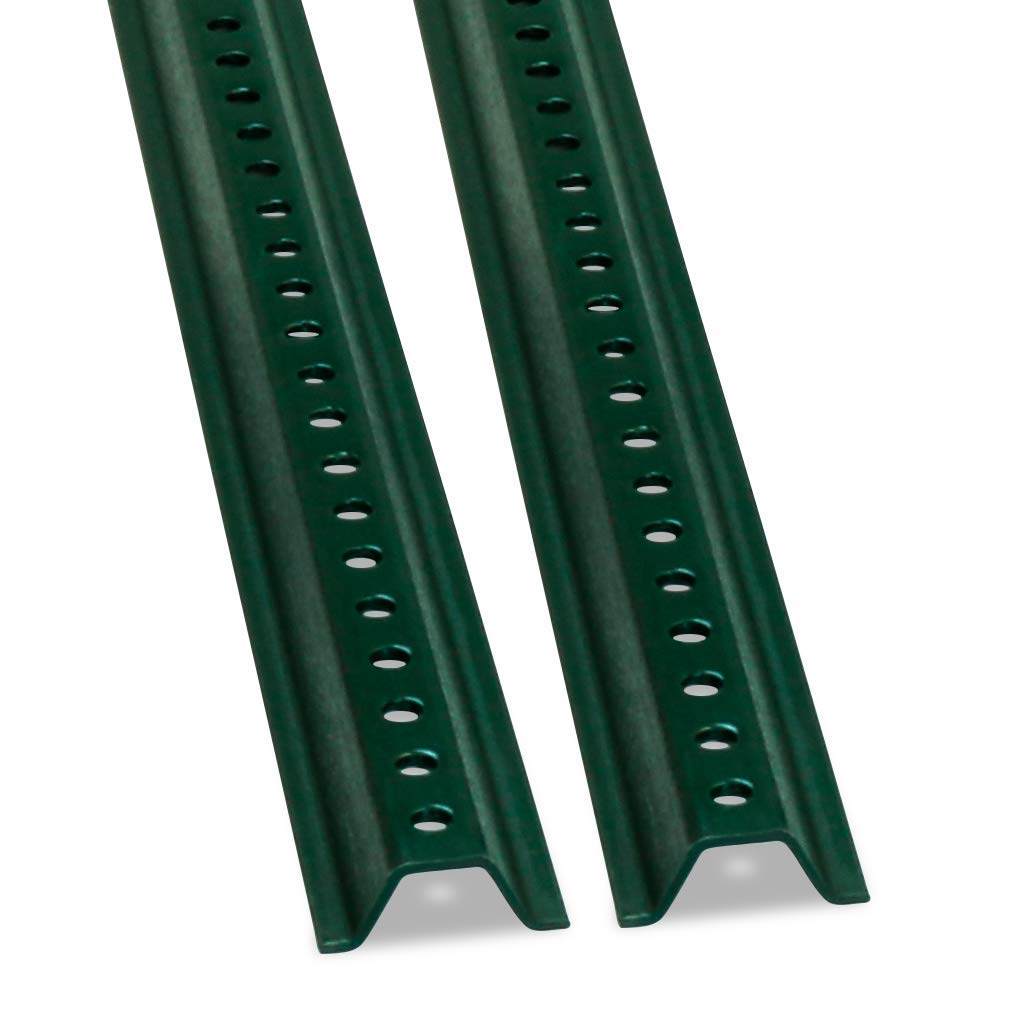 SmartSign U-Channel Sign Post - 8ft Tall, Medium Weight, Pack of 2