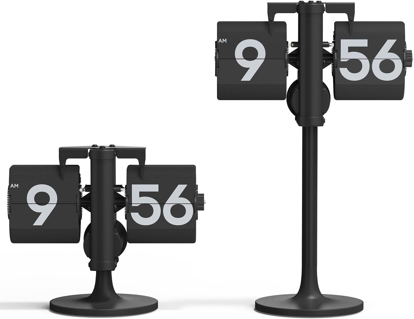 mooas Adjustable Flip Desk Clock for Home and Office Use