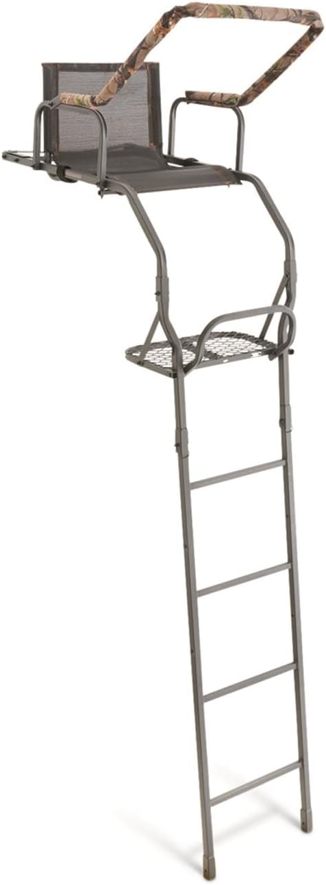 Guide Gear 16ft Ladder Tree Stand for Comfortable Hunting