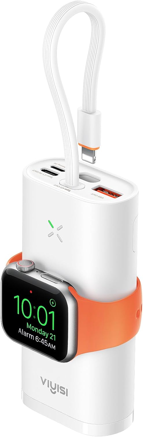 Fast Charge Apple Watch & iPhone with VIYISI 10000mAh Power Bank