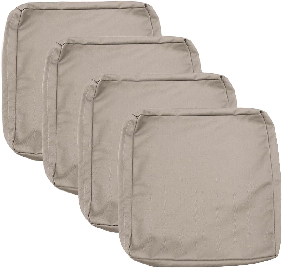 Sqodok Waterproof Outdoor Cushion Covers for Patio Furniture