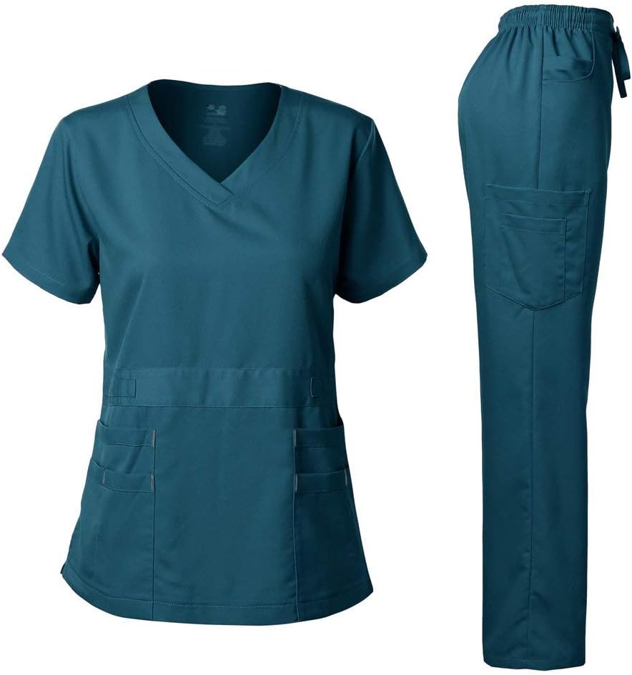 Dagacci Medical Uniform Women's Scrubs Set for Comfort and Style