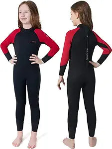 Dark Lightning Shorty Wetsuits for Kids - 2MM Neoprene Thermal