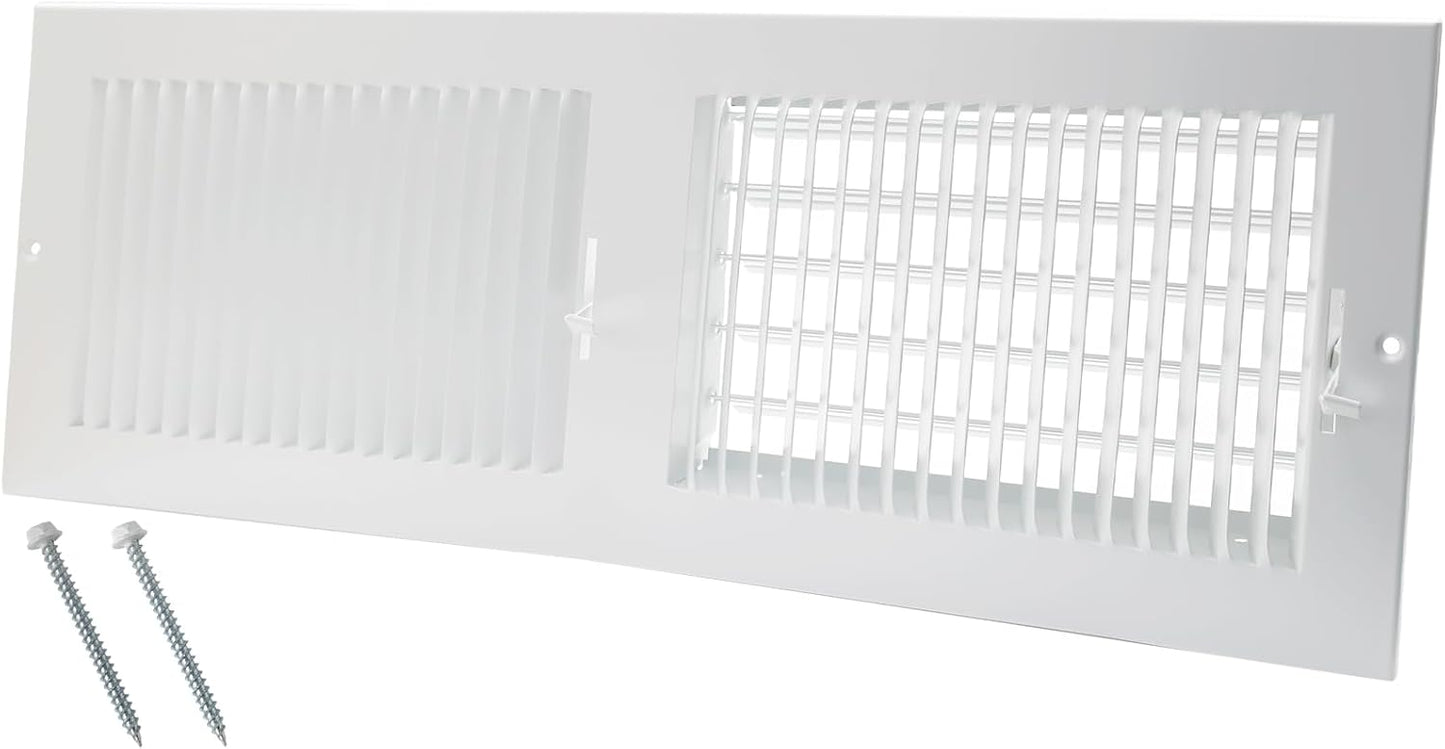 20 x 6 Inch Air Vent Covers for Wall or Ceiling - High Airflow