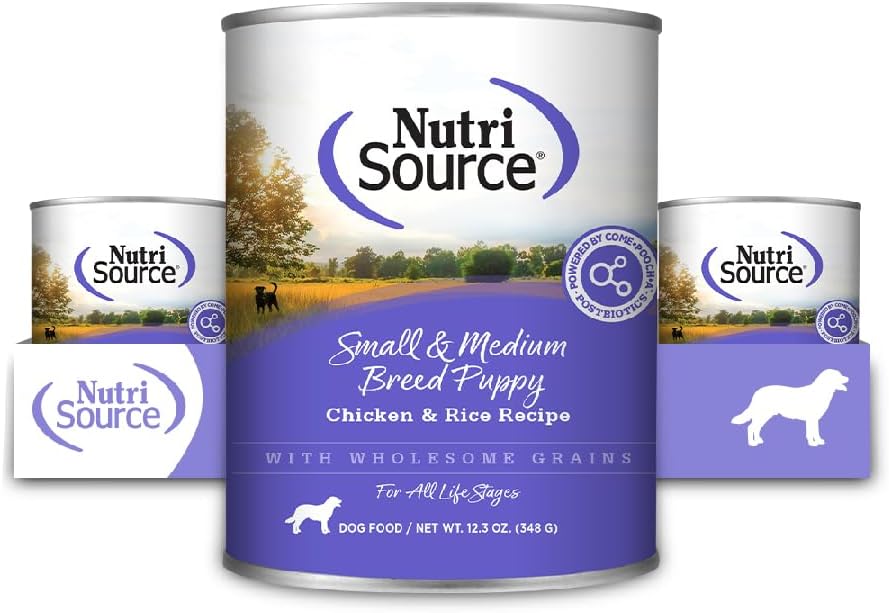 NutriSource Chicken & Rice Puppy Food for Small & Medium Breeds