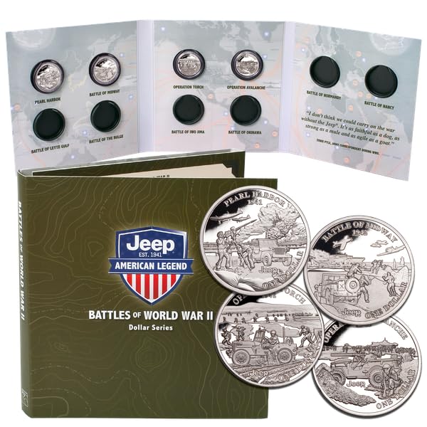 2025 Jeep Battles of World War II Commemorative Dollar Set