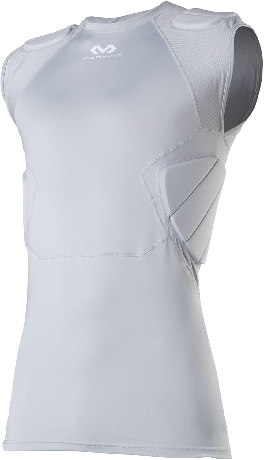 McDavid Standard Md7935 5-Pad Compression Shirt for Athletes