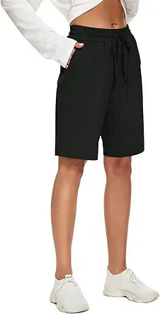 Knee Length Women Bermuda Shorts for Casual Summer Activities