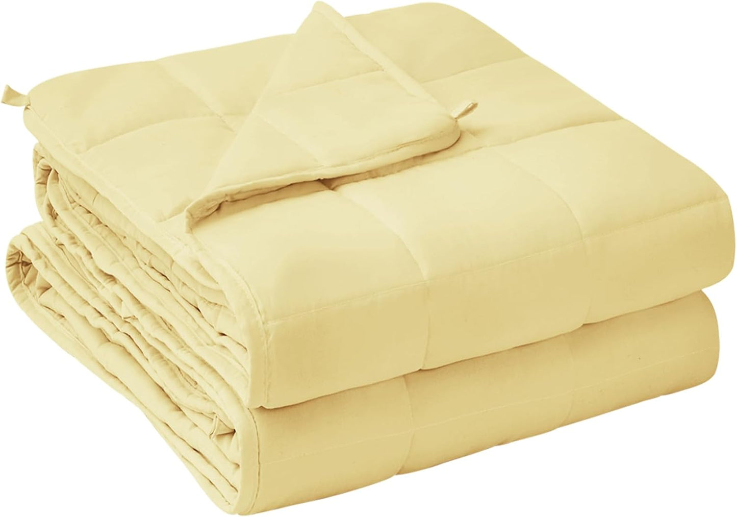 Cooling Weighted Blanket for Adults 20 lbs 60 x 80 Yellow