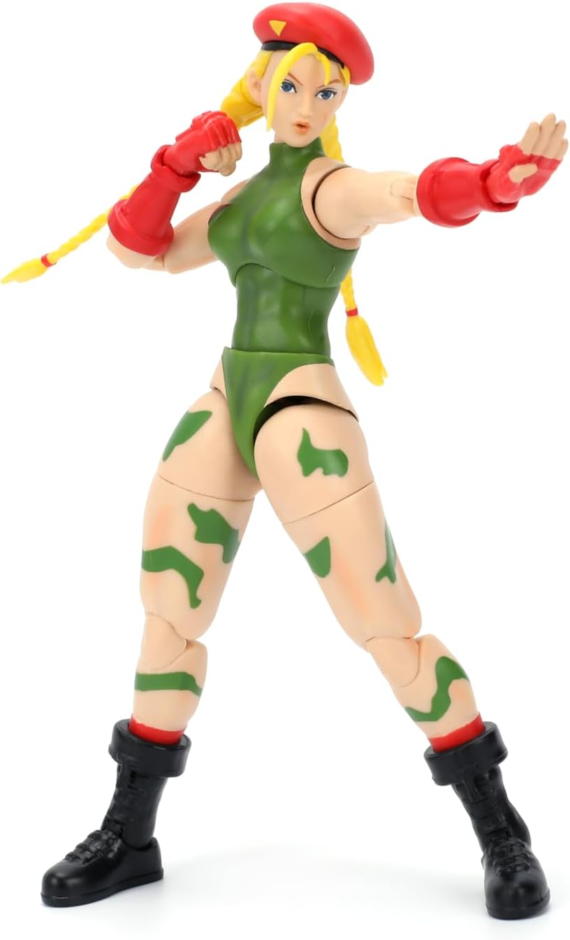 Street Fighter II Cammy 1:12 Scale Action Figure - Interchangeable Parts - Ages 13+