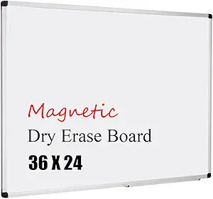 XBoard Magnetic 36x24-Inch Dry Erase Whiteboard for Home Use