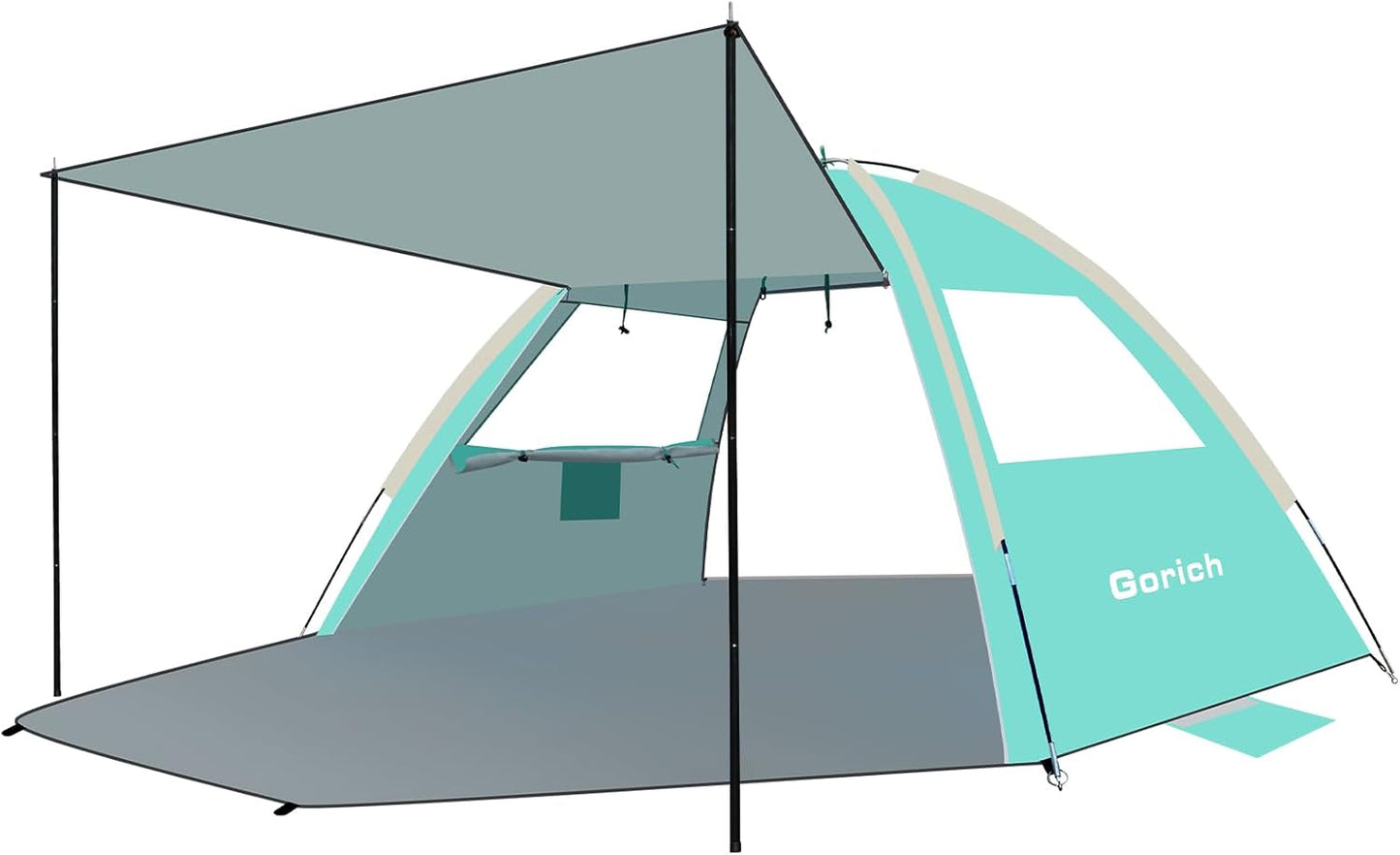Gorich Beach Tent with Canopy - Portable Sun Shelter for Family