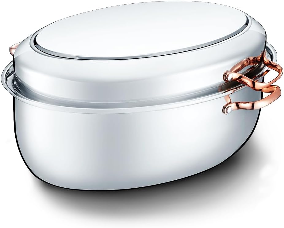 CONCORD Premium 12 Quart Stainless Steel Roasting Pan Review