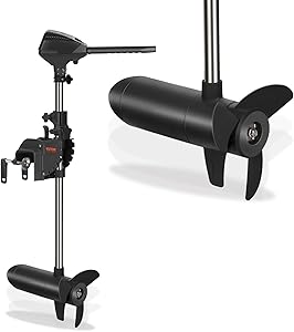 VEVOR Electric Trolling Motor 55lb Thrust for Kayaks & Boats