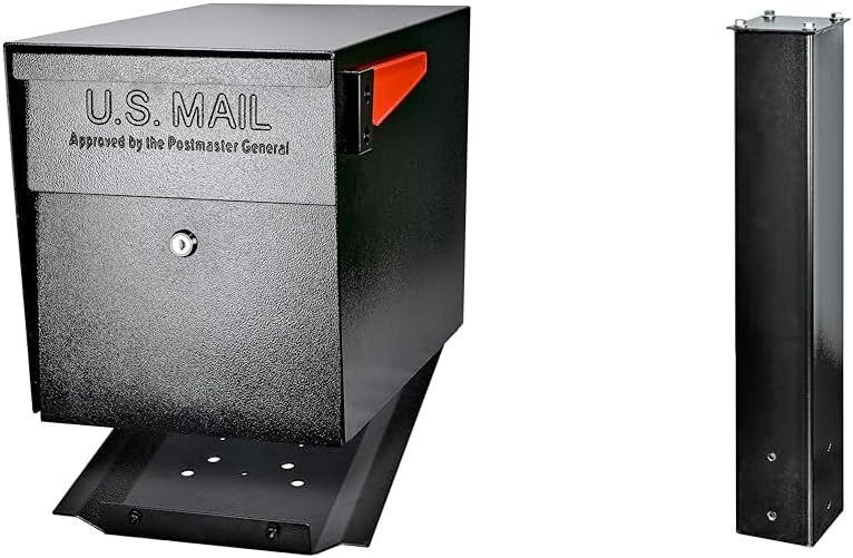 Mail Boss Curbside Steel Locking Mailbox with Extra Large Capacity