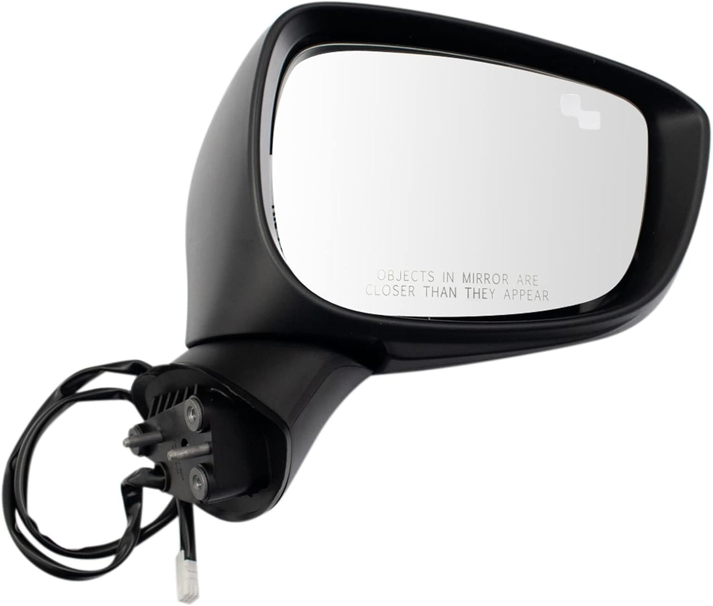 TRQ Passenger Side Mirror Power Paint to Match for Mazda CX-3