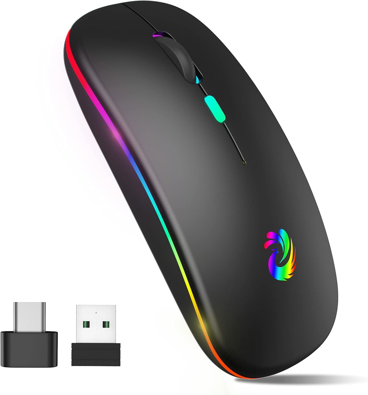 Ultra-slim Rechargeable Wireless Mouse with 3 DPI Settings
