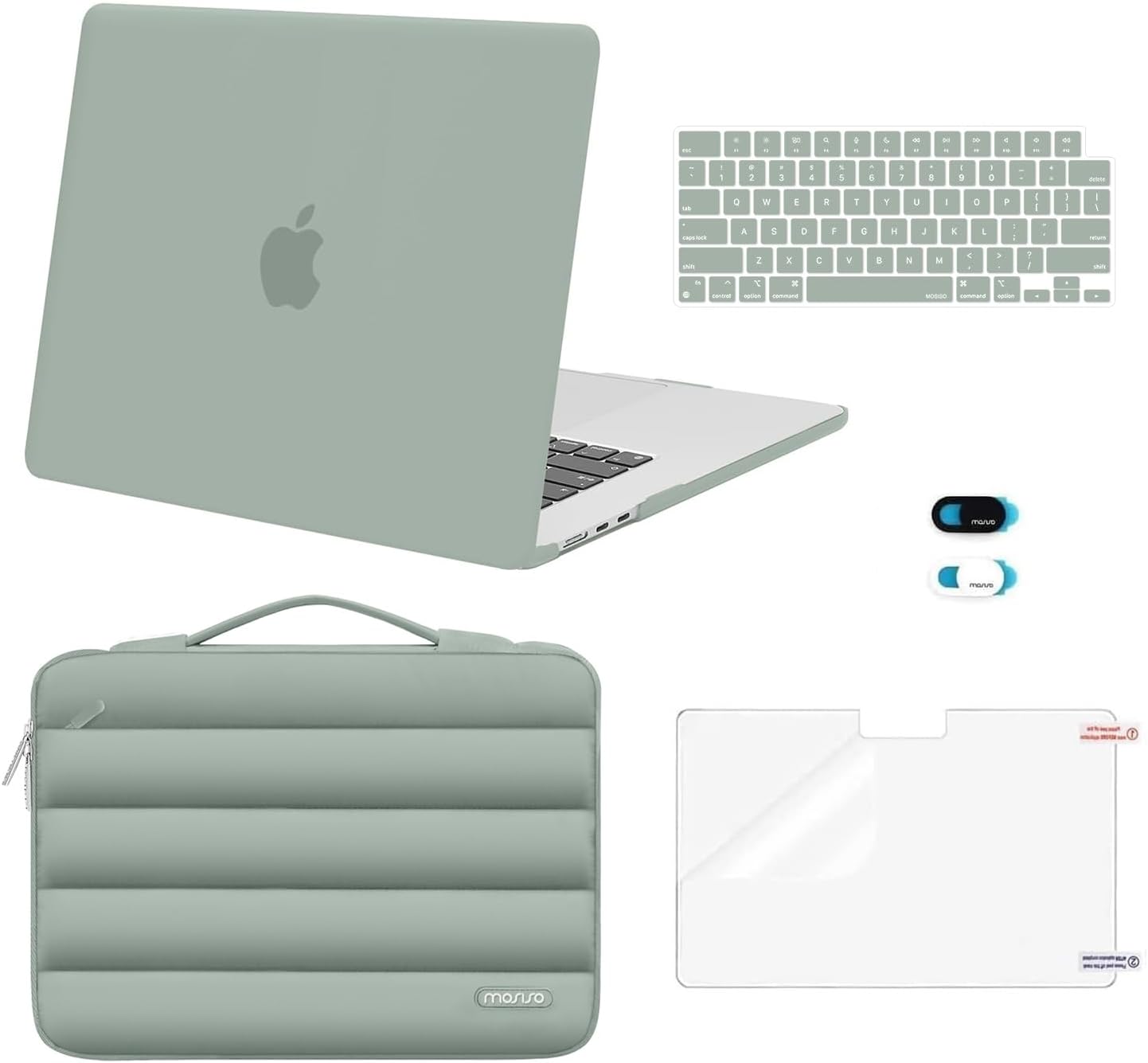 MOSISO MacBook Air 15 inch Case with Sleeve and Accessories