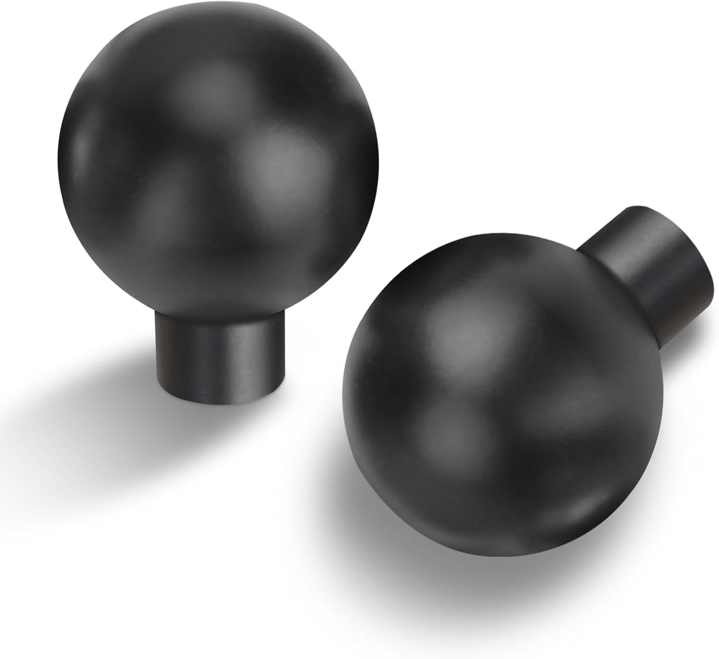 10 Pack Matte Black Cabinet Knobs for Timeless Elegance