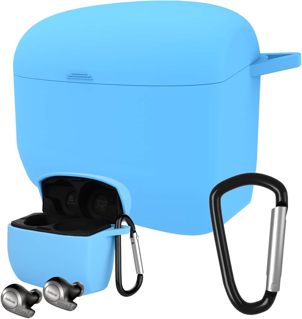 Protective Silicone Case for Jabra Elite 65t - Blue