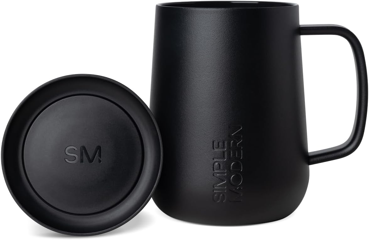Simple Modern Voyager Signature Mug: Travel Coffee Tumbler