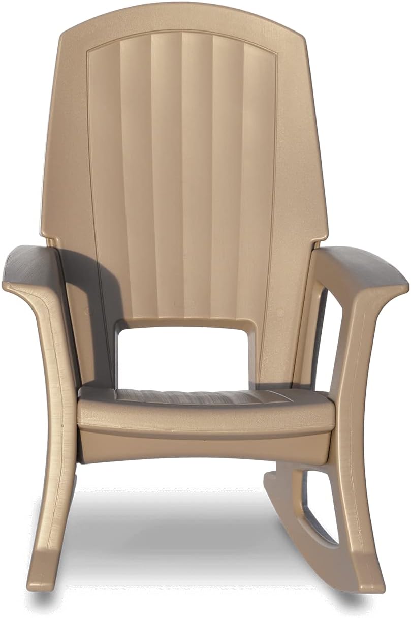 Semco Rockaway All-Weather Rocking Chair - Taupe Brown