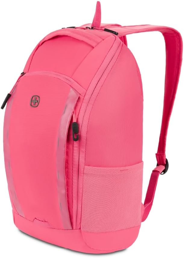 SwissGear Viibe II Pink Backpack with Padded Laptop Compartment