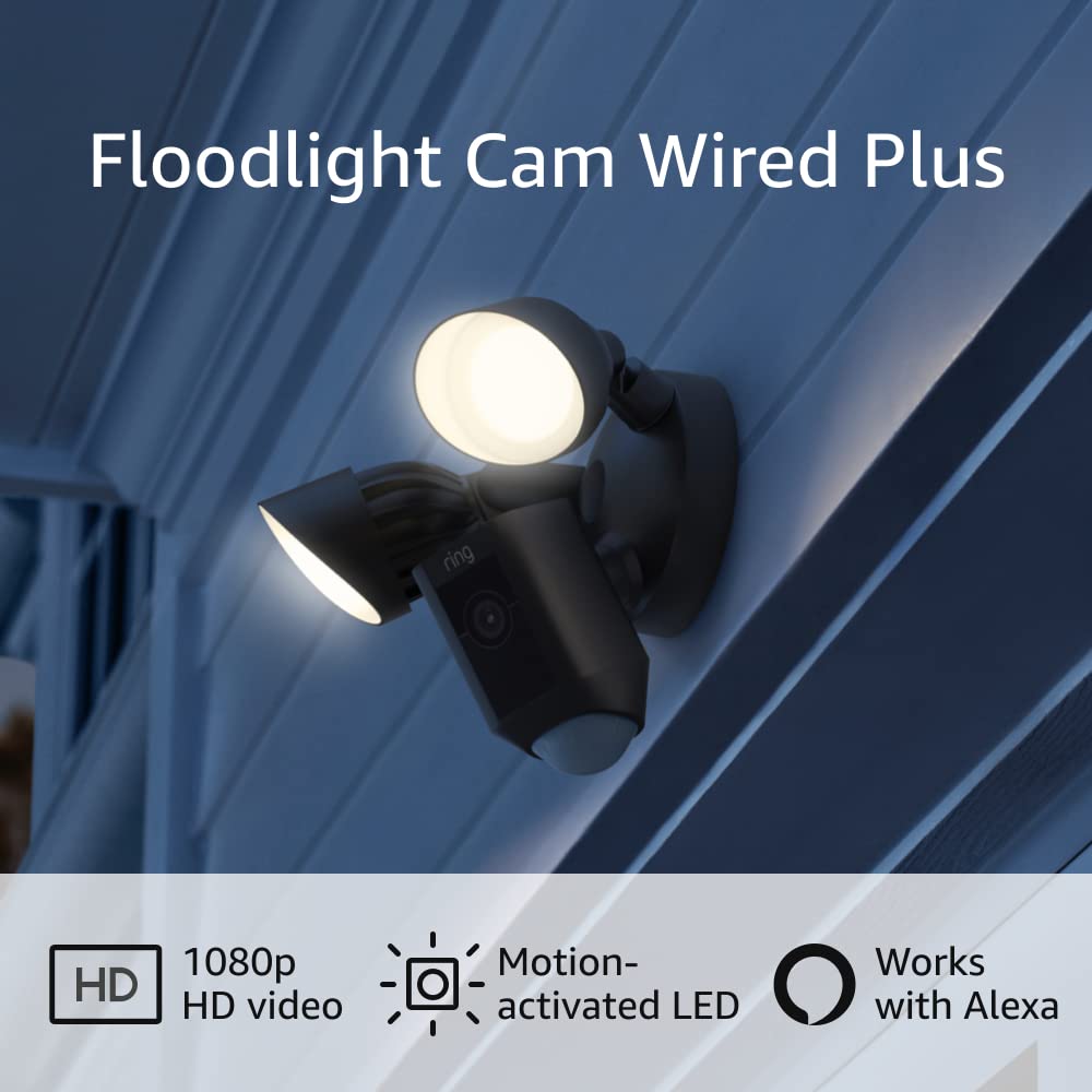 Ring Floodlight Cam Wired Plus: HD Video Security