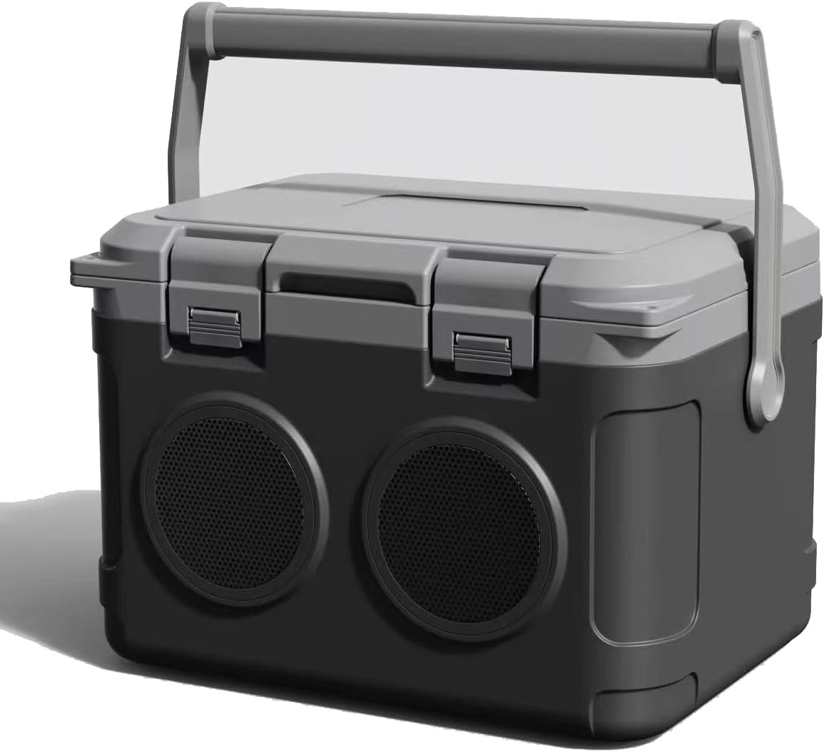 Camp Cooler with Bluetooth Speaker for Outdoor Activities