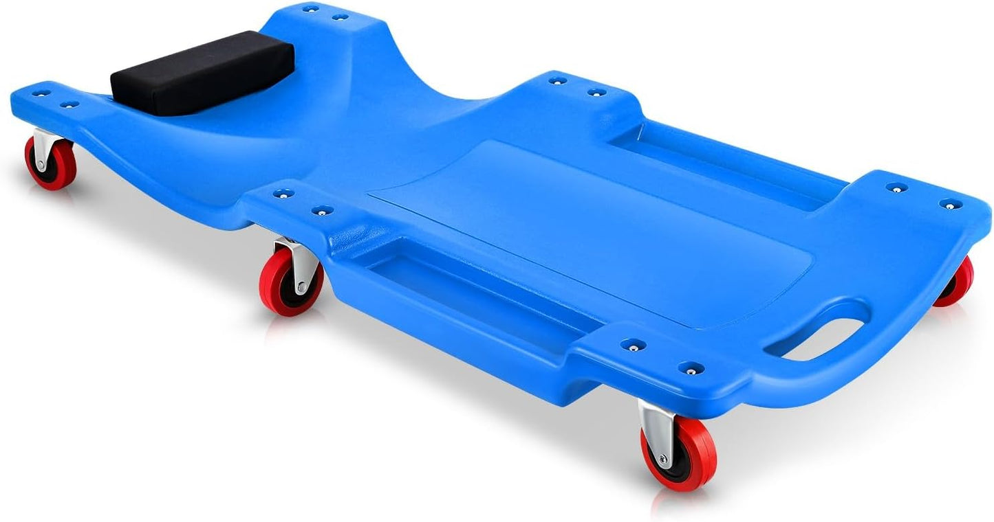 36 Inch Mechanic Creeper with Padded Headrest for Comfort
