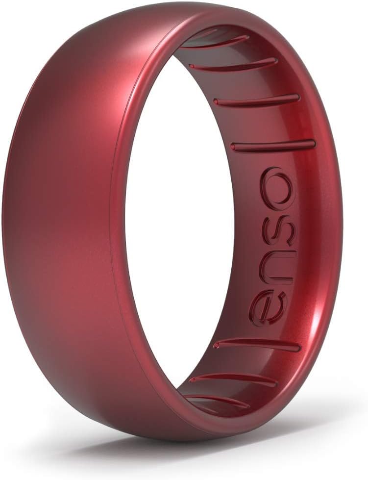 Enso Rings Classic Birthstone Silicone Ring for Weddings