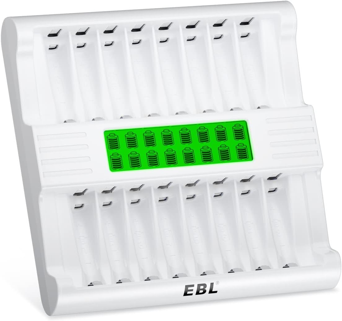 EBL 16 Bay Fast Charge AA Battery Charger
