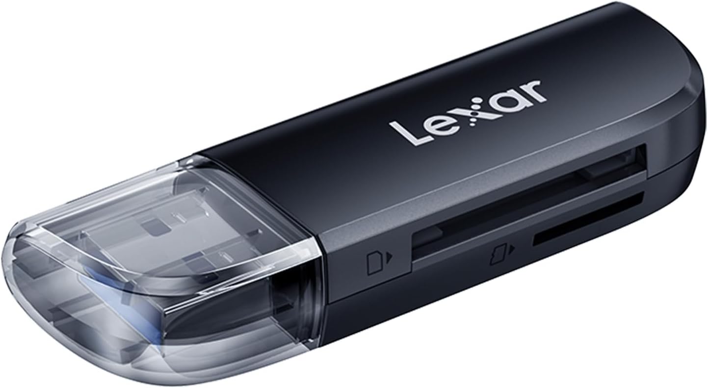 Lexar Dual Slot USB-A Reader: Up to 104MB/s Speed