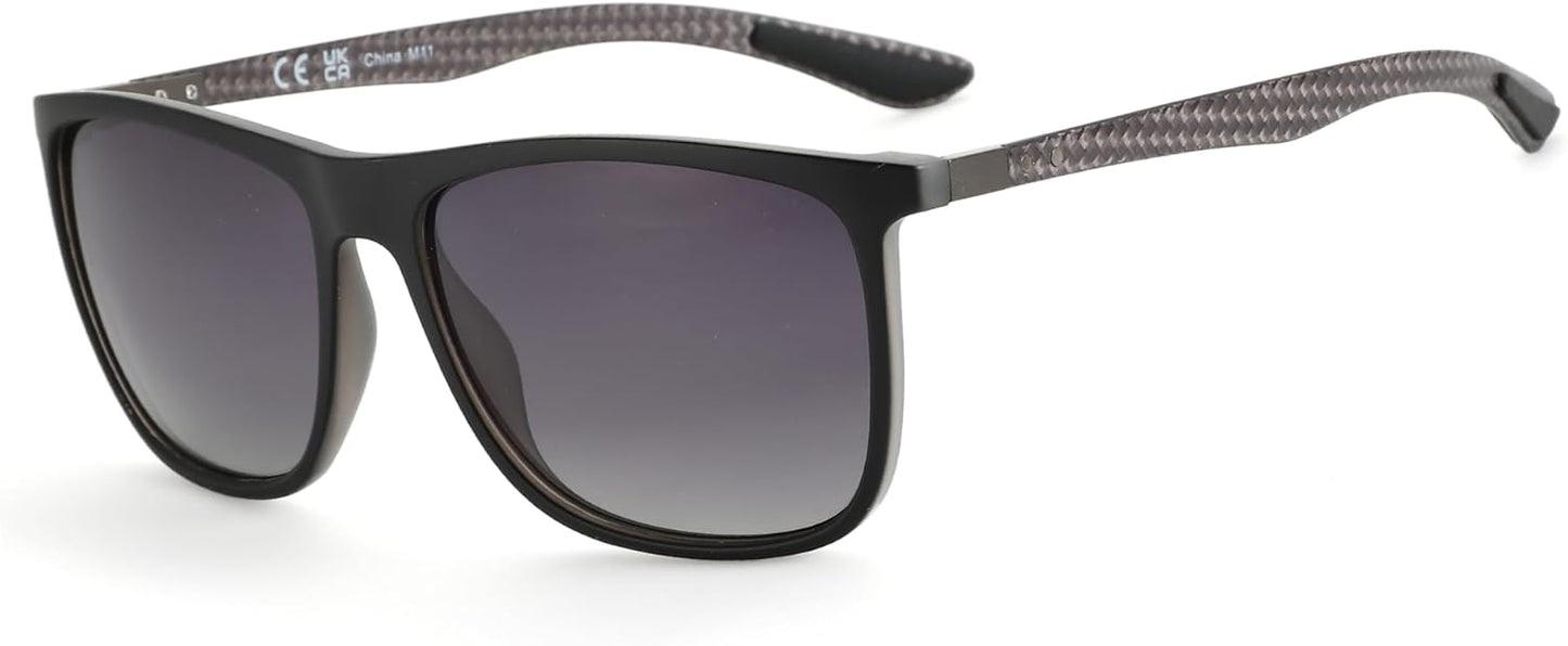 ZENOTTIC Square Polarized Sunglasses for Men with UV400 Protection