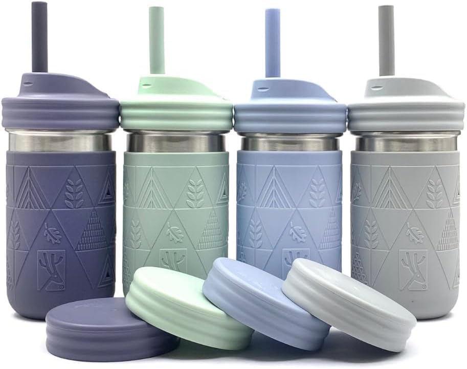 14oz Stainless Steel Kids Drinking Cups by Elk and Friends