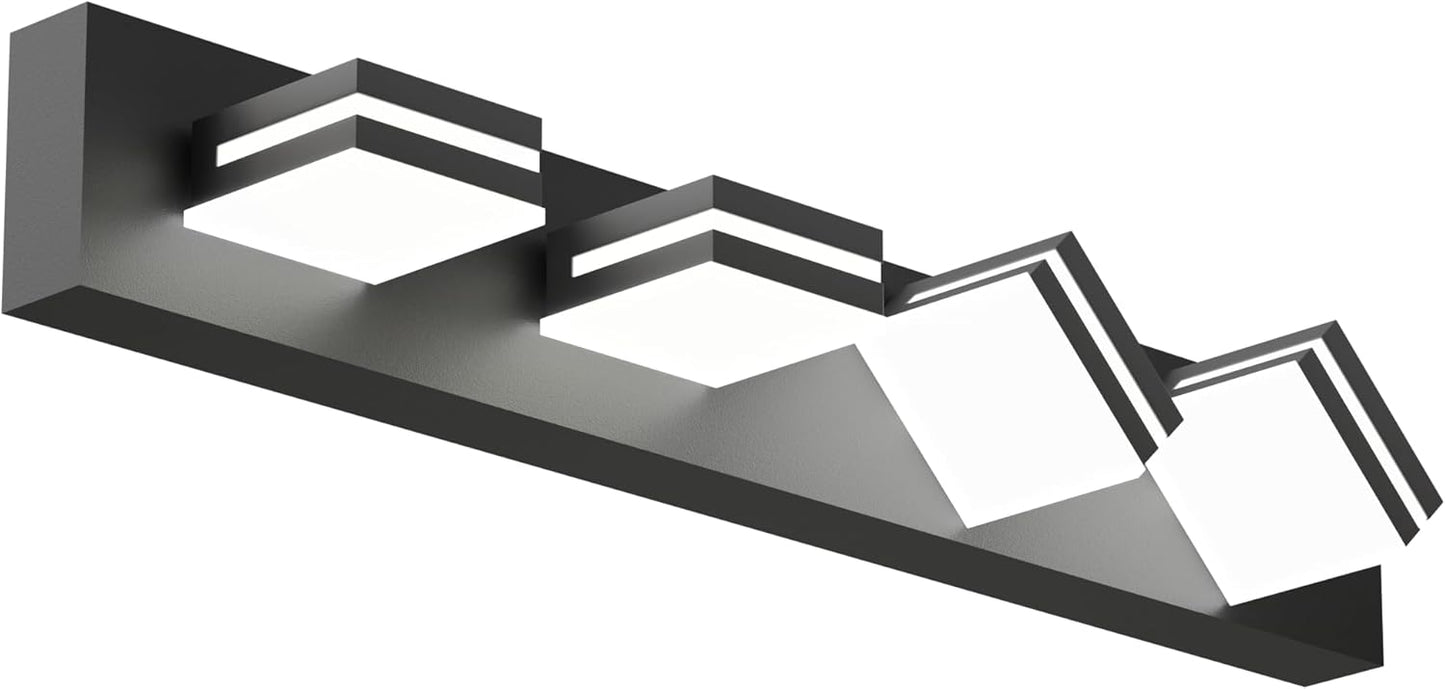 Modern Bathroom Light Fixture Over Mirror with Dimmable Heads