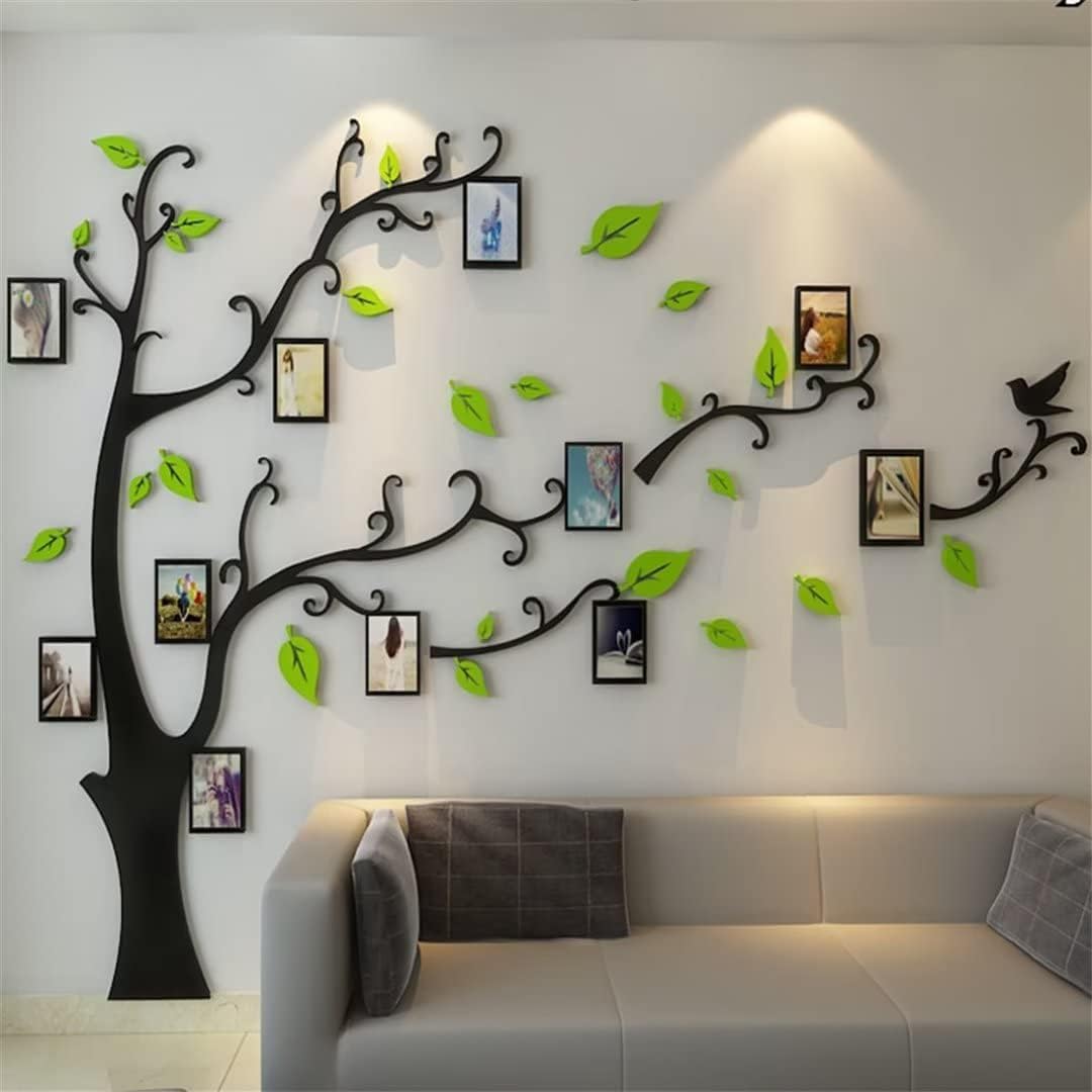 3D Tree Wall Stickers for DIY Family Photo Frame Decor