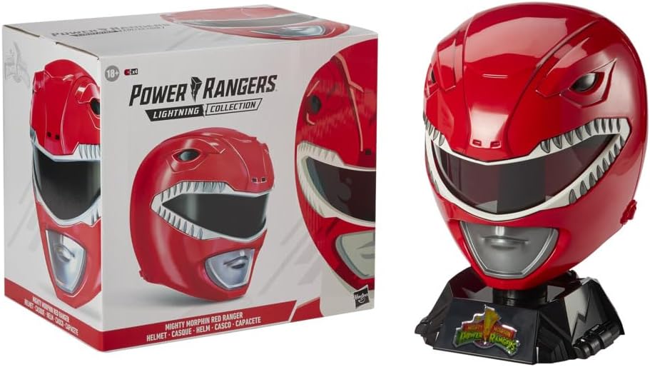Power Rangers Red Ranger Helmet | Authentic Hasbro