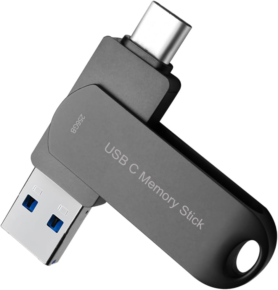 Flash Drive 256GB for Phone - High-Speed USB C Thumb Drive