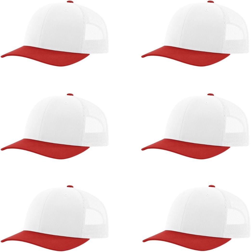 Richardson 112 Classic Six-Panel Adjustable Snapback Trucker Cap
