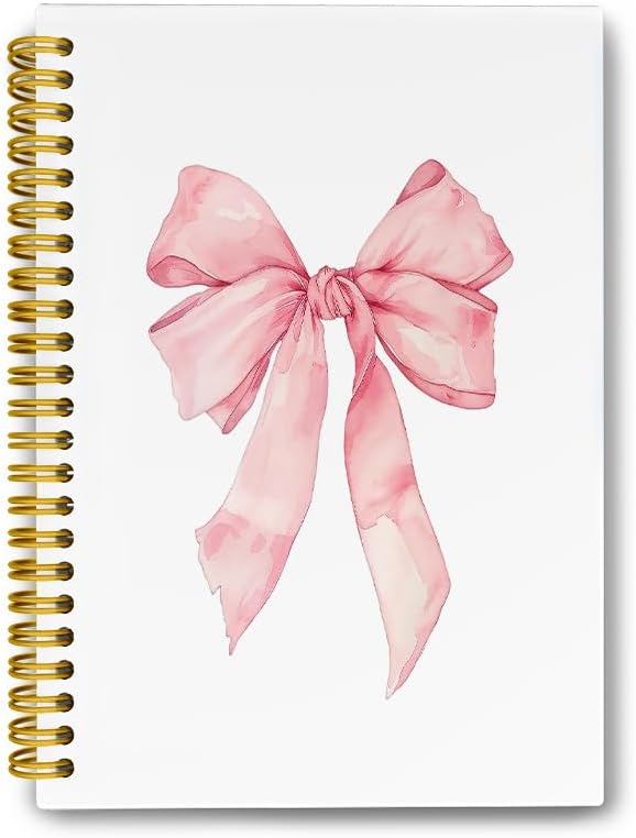 Pink Cute Coquette Spiral Notebook for Trendy Teens!