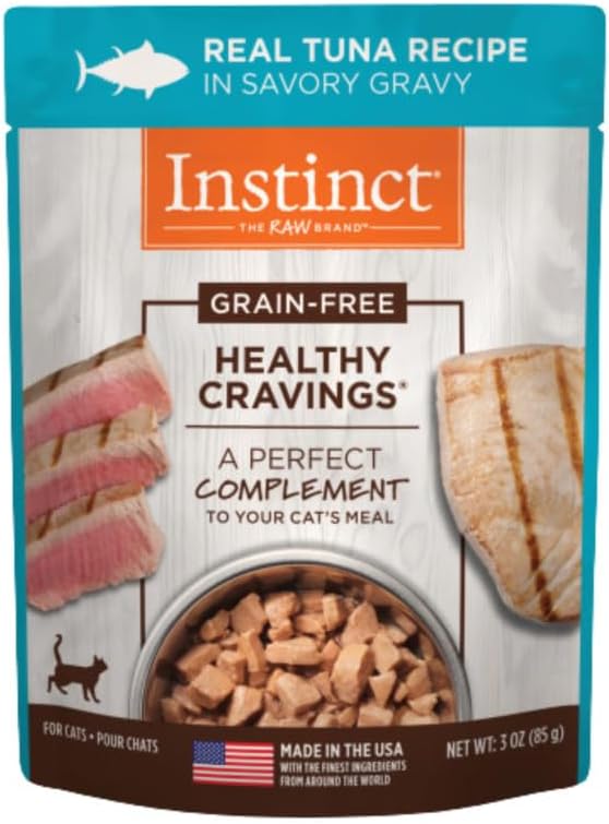 Instinct Healthy Cravings Grain Free Tuna Recipe Cat Food Topper