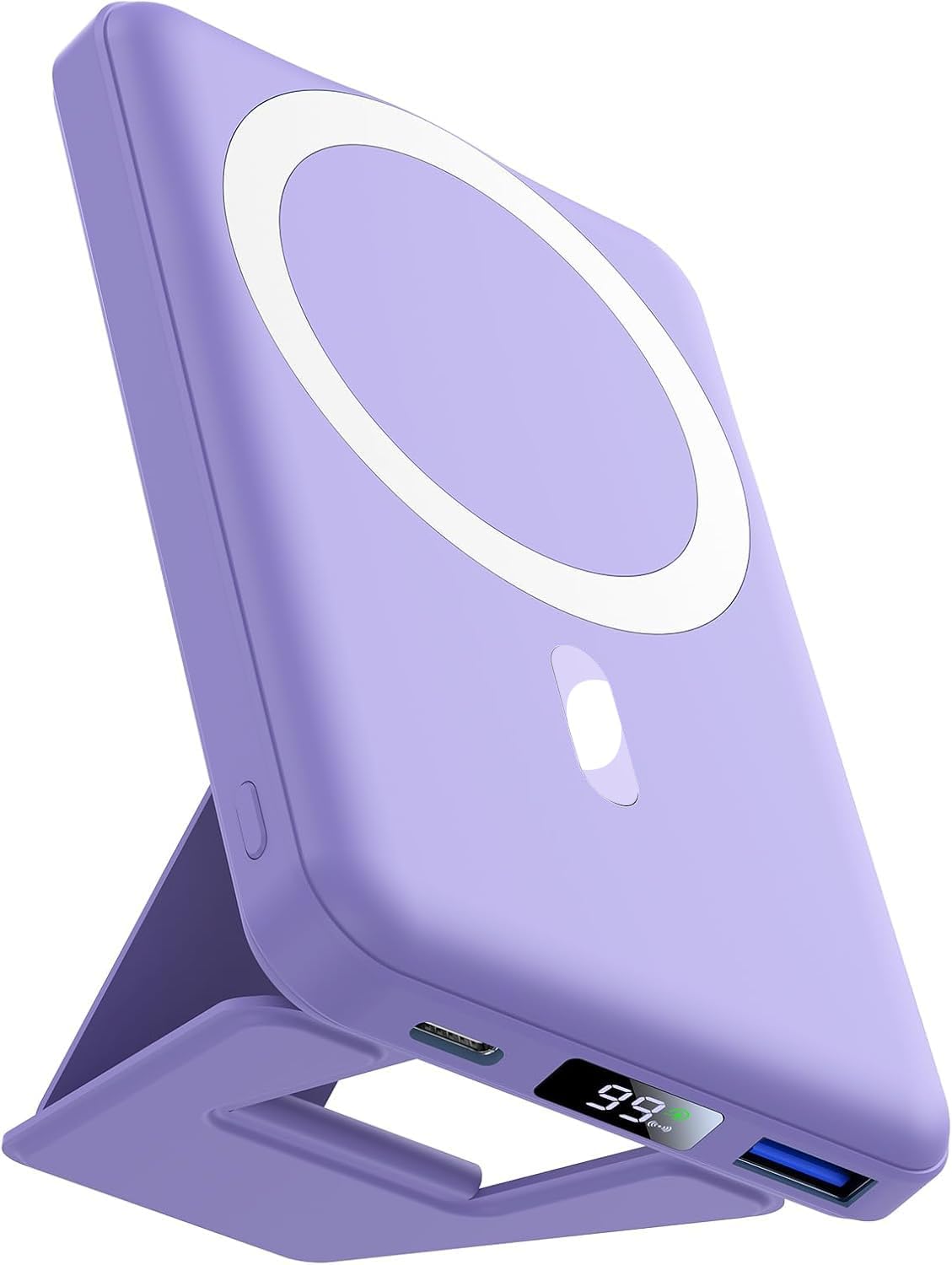 AOGUERBE Magnetic Power Bank: 10000mAh Wireless Charger