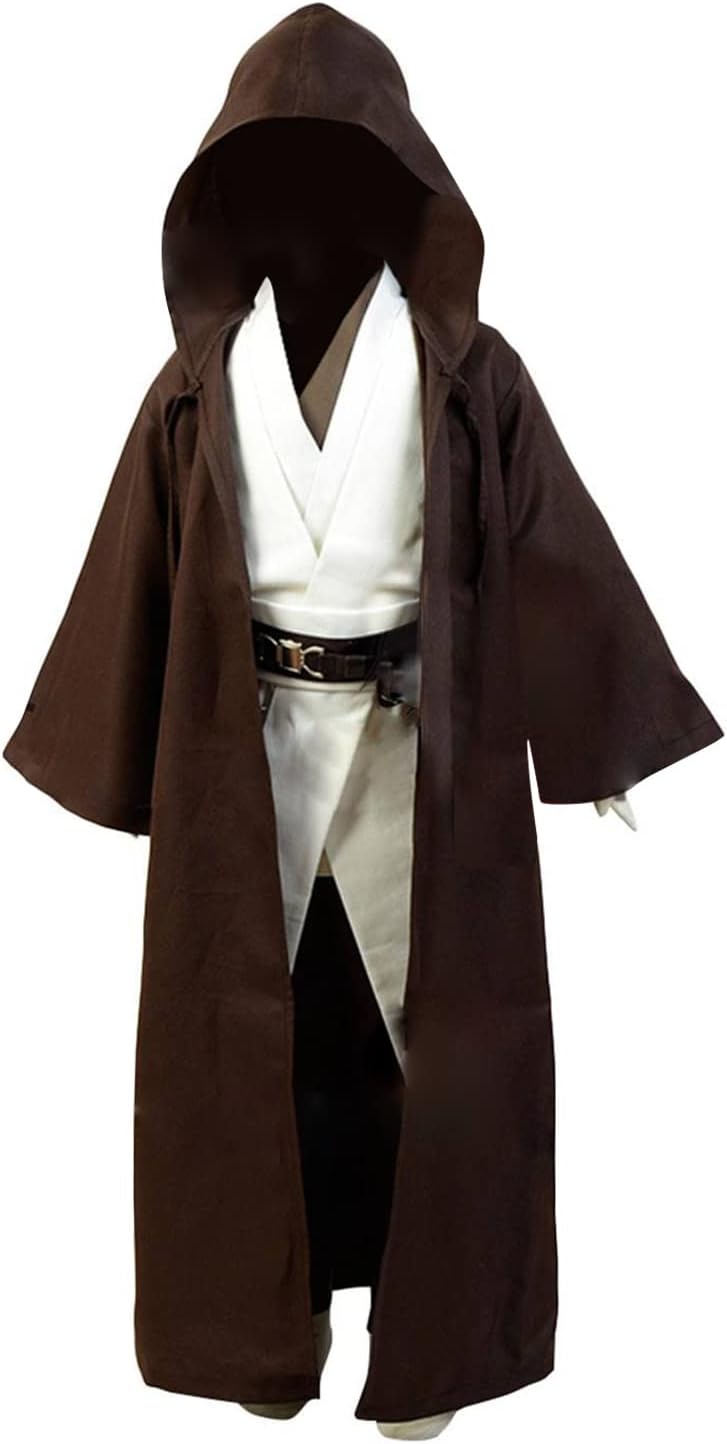 Knight Costume for Kids - Hooded Robe, Pants, and Shoes Set