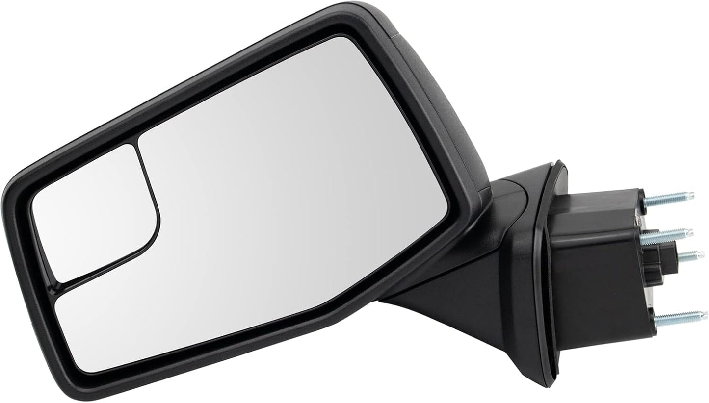 TRQ Driver Side Power Heated Manual Folding Mirror for Silverado