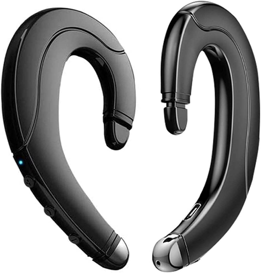 Danisse Wireless Headset: Painless, Water-Resistant, Mic, Black